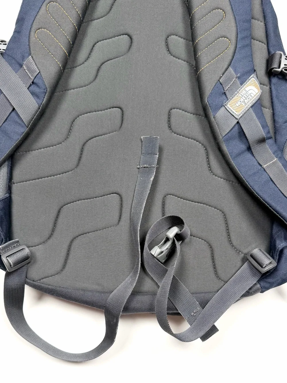 The North Face Mentor Backpack Navy Blue Laptop Hiking Travel Daypack